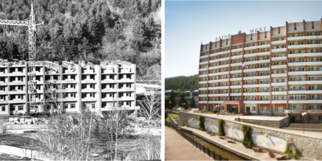 1984 г. — Заложен фундамент девятиэтажного спального корпуса № 3. Для его строительства было изменено русло реки Белокуриха